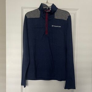 Vineyard Vines Blue and Gray Quarter-Zip